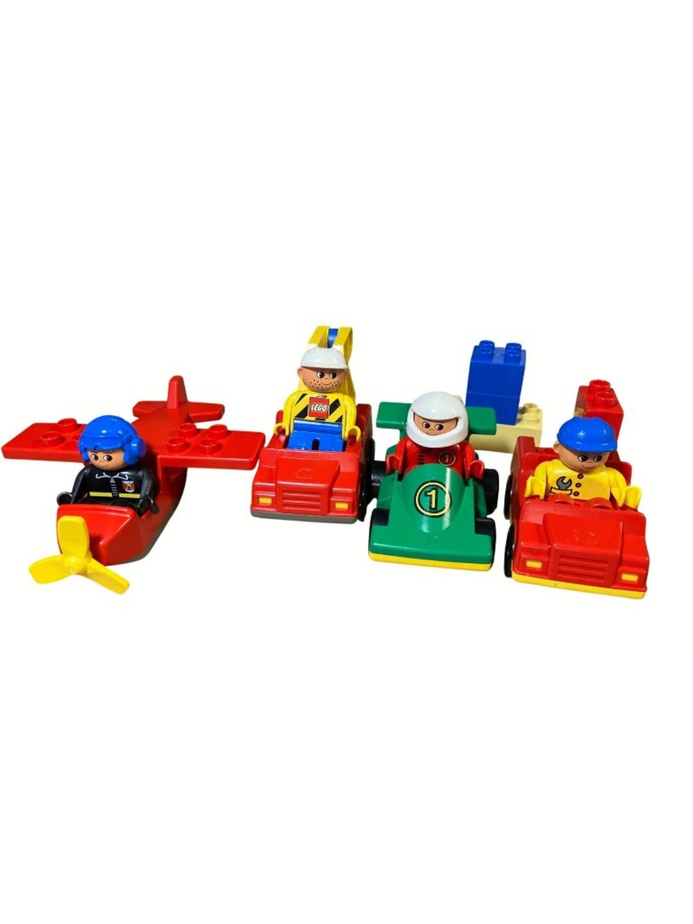 LEGO Duplo Vehicles and Figures Custom Lot of Four
